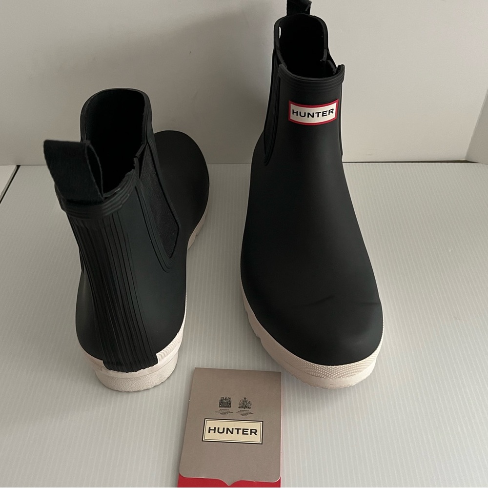 Hunter 100% Waterproof Original Chelsea Boots w/Side Elastic Gussets  sz US13 - Picture 7 of 14
